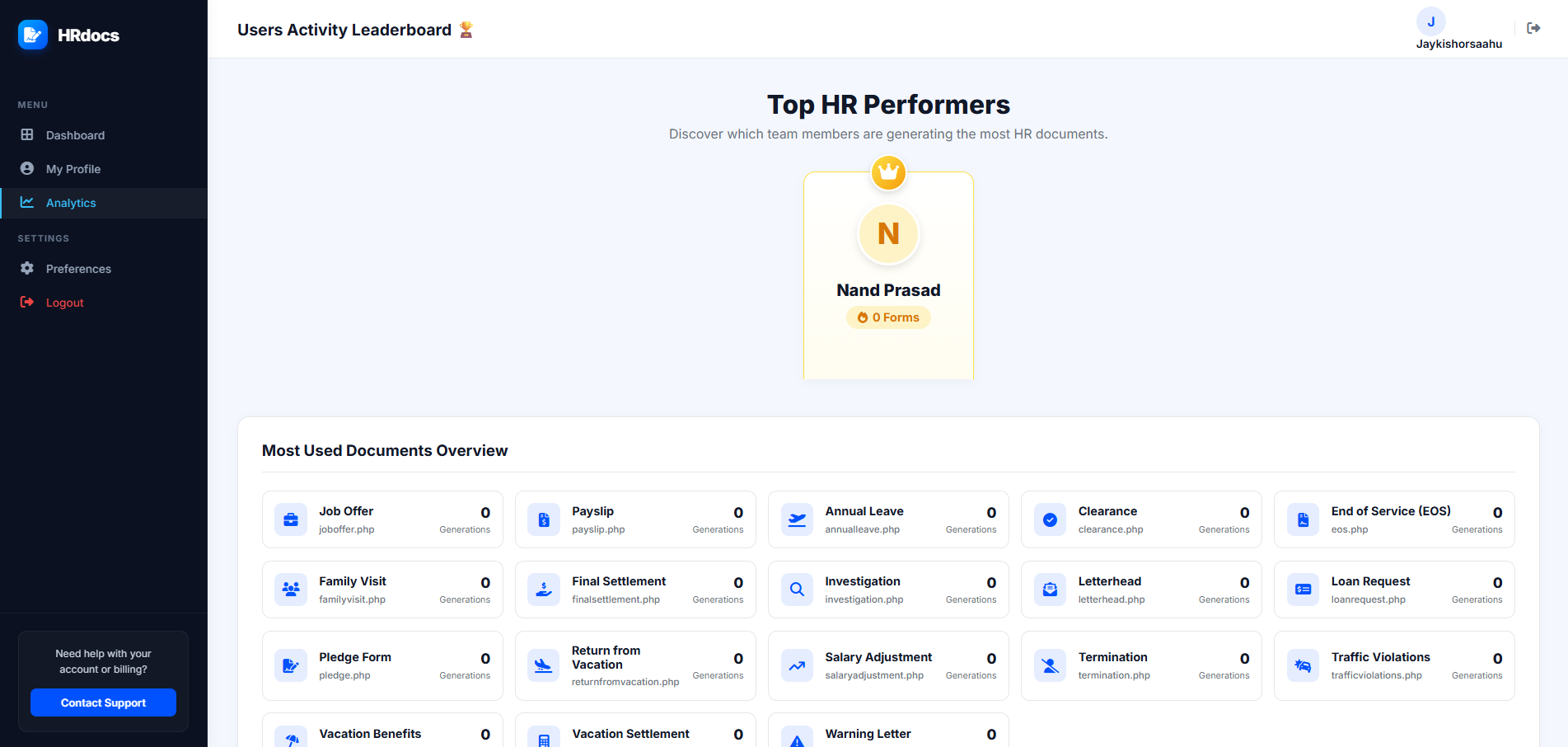 Dashboard Preview 4